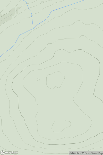 Thumbnail image for White Hill [Central Scotland from Dumbarton to Montrose] showing contour plot for surrounding peak